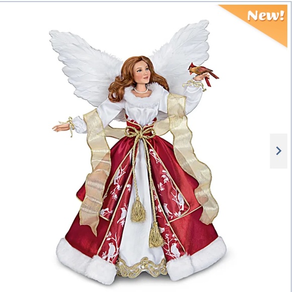 Ashton Drake winters joyful blessings angel NEW